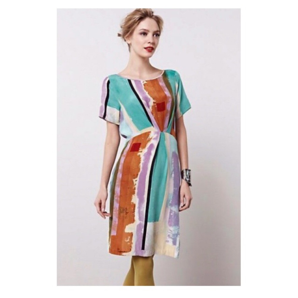 ✨Anthropologie Helen Bullock Silk Mimi Dress ✨